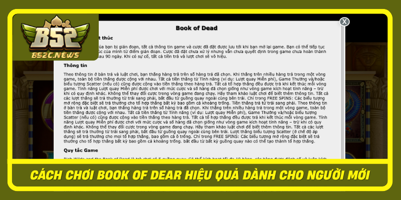 Cach Choi Book Of Dear Hieu Qua Danh Cho Nguoi Moi