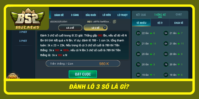 Danh Lo 3 So La Gi